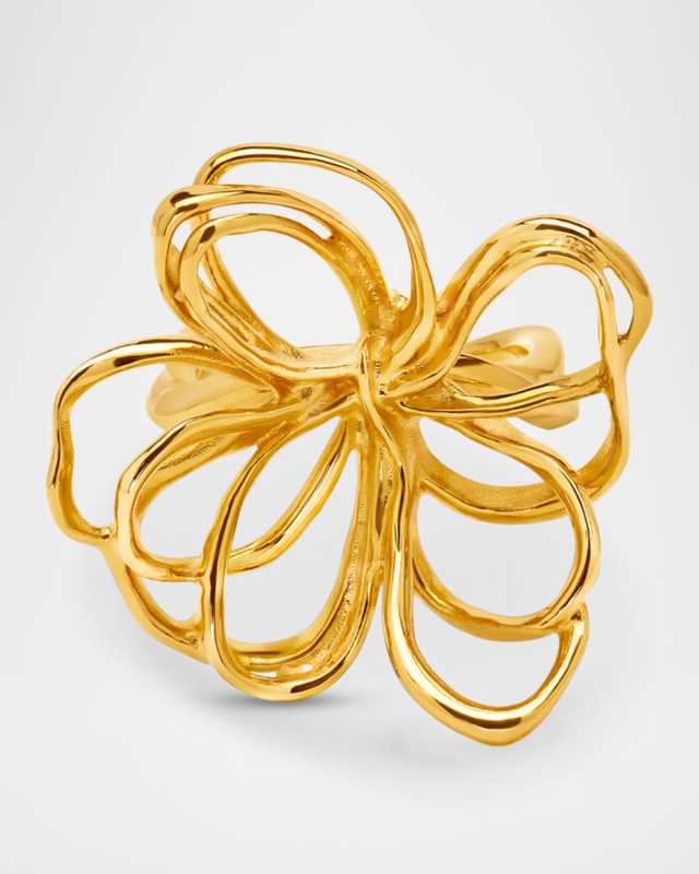 Wire Flower Ring